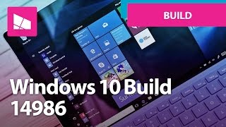 Windows 10 Build 14986  Cortana Windows Ink Defender Updates  MORE [upl. by Lashond989]