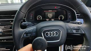 2022 Audi Q7 Protected  META BLEVO Horn Hazard Call Track Immobiliser  Immobiliser Fit [upl. by Aihsyt10]