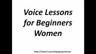 Voice Lessons for Beginners Women  3 Quick Simple Singing Tips [upl. by Eelreveb768]