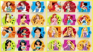 Disney Princess Belle Ariel Jasmine Rapunzel  Trapped Doors Compilation [upl. by Atled]