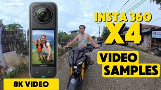 INSTA 360 X4 FULL REVIEW PHILIPPINES TAGALOG VIDEO SAMPLE FOOTAGE [upl. by Jacy]