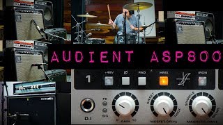 Audient ASP800 Review  12 Track Test Recording [upl. by Eillek611]