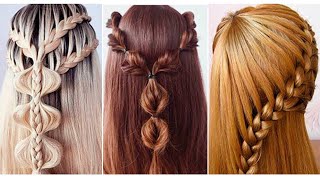 Most Beautiful Hairstyles for girls ♥️ Trendy hairstyle for birthday girl ♥️ Hair Net Tutorials [upl. by Aziar953]