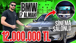 12000000 TL BMW İ7 ALMAK  SİNEMA SALONLU ARABA [upl. by Xxam]