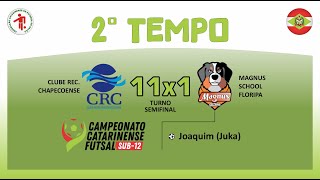 CRC 11x1 Magnus  2 Tempo  SEMIFINAL DO ESTADUAL DE FUTSAL SC  2024 Sub12  05102024 [upl. by Pollack]