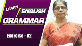 Learn Grammar  Exercise 02  English Grammar for Beginners [upl. by Tore]