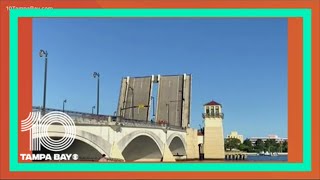 Bicyclist falls to her death from rising Florida drawbridge [upl. by Tennos]