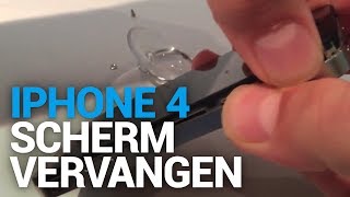 iPhone 4 scherm vervangen  Fixjenl [upl. by Nirej669]