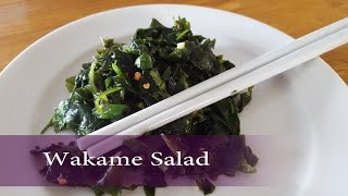 Seaweed Salad Recipe  Healthy Wakame Salad [upl. by Ylebmik]