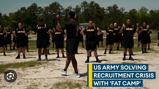 US Army quotFAT CAMPquot helping new Recruits be all they can be [upl. by Jemma503]