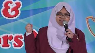 SLIS Riyadh 2018  2019 Oratorical Contest Speech Winner Fathima Tehreemah Raziq [upl. by Esilanna]