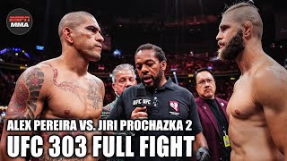 UFC FULL FIGHT Alex Pereira vs Jiri Prochazka 2 UFC 303 – June 29 2024  ESPN MMA [upl. by Adamo]