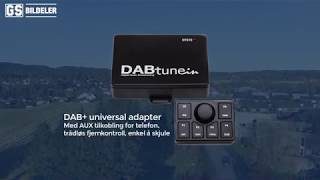 GS Bildeler monteringsvideo for DAB adapter DT210 [upl. by Trofmoc]