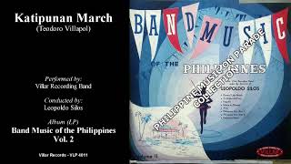 Katipunan March  Villar Recording Band and Leopoldo Silos [upl. by Emmie]