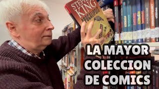 Visito la MAYOR COLECCIÓN DE CÓMICS DE ESPAÑA  Entrevista con Manolo el bibliotecario de la Villa [upl. by Leunam]