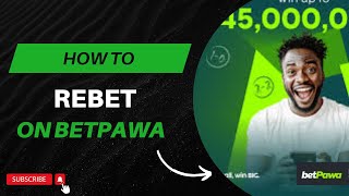 How to rebet on Betpawa [upl. by Williamsen196]