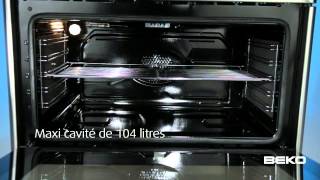 Cuisinière grande largeur inox Beko [upl. by Lawton]