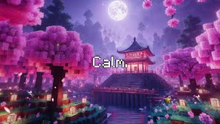 Peace Cherry Blossom Forest Minecraft 🎧 music  relaxing ambience [upl. by Aroved955]