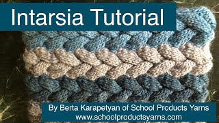 Intarsia Knitting Tutorial [upl. by Laubin228]