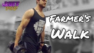 How to Perform the Farmers Walk  Exercise Tutorial [upl. by Ivz]