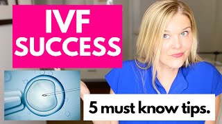 Fertility Doctor Shares Top Tips for IVF Success and Pregnancy [upl. by Lleksah229]