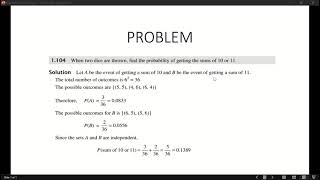 PTSP TOPIC  PROBLEMS ON DICE 22011A0423 [upl. by Anawk]