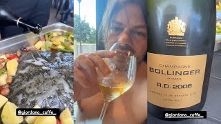 Filippo Champagne in gaina si fa preparare Rombo Branzino e bottiglie di champagne a non finire 🍾 [upl. by Adel]