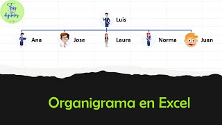 Organigrama en Excel [upl. by Einram]