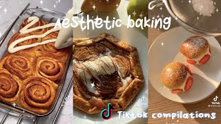 Aesthetic baking  TikTok Compilation [upl. by Nabatse]