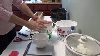 Making HP and CP Old Fashioned Lard Soap [upl. by Oivat]