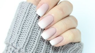 Easy Ombré French Manicure [upl. by Lonne]