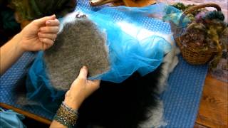 Wet Felting Basics by Sarafina Fiber Art [upl. by Enalda678]