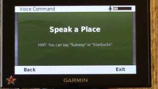 Garmin Nuvi 2599LMTHD pt3 Voice Commands [upl. by Aseeram]