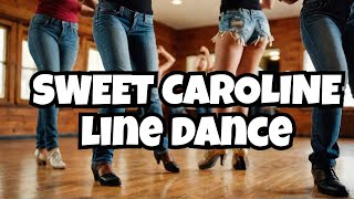 Sweet Caroline LINE DANCE DEMO [upl. by Lyris]