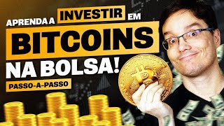 TUTORIAL PASSOAPASSO PARA INVESTIR EM CRIPTOMOEDAS NA BOLSA [upl. by Holtz]