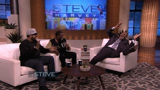 Surprise Ice Cube amp Kevin Hart in disguise  STEVE HARVEY [upl. by Redmund]