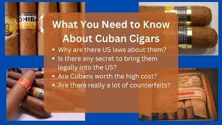 What you need to know about Cuban cigars [upl. by Narda]