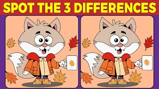 Find the 3 Differences Visual Perception Test 👁️🧩 [upl. by Yevreh]