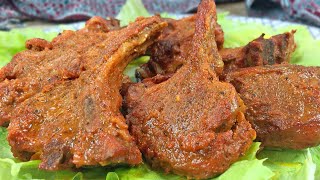 Tandoori Lamb Chops Recipe • How To Cook Lamb Chops • Oven Lamb Chops Marinade • Mutton Chops Recipe [upl. by Ecraep472]