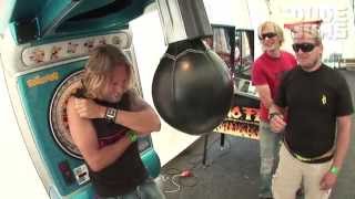 The Human Punching Machine Challenge  The Dudesons [upl. by Carlick]