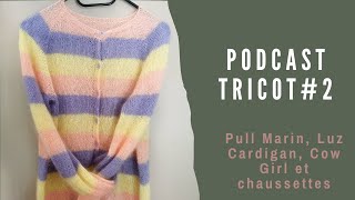 Podcast tricot 2  Atelier Emilie Stephaline Made et Arcoiris Yarn [upl. by Yhprum40]