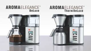 MELITTA AROMA ELEGANCE THERM LUXE  Koffiezetapparaat  Productvideo Vandenborrebe [upl. by Rosenblum]