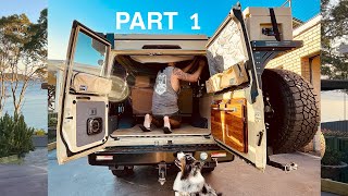 Troopy Fit out  Thought process with build to keep things flexible Part 1 [upl. by Enneibaf]