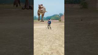 Big Dinosaur Jurassic world Trex part 139 shorts vfx trex jurassicworld dinosaur funny viral [upl. by Dilaw]