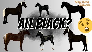 BREEDING EVERY BREED BLACK WILD HORSE ISLANDS ROBLOX [upl. by Gaut]