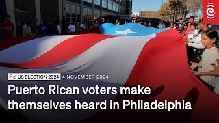 US election 2024 Puerto Rican voters in Philadelphia  Donald Trump v Kamala Harris  RNZ [upl. by Younglove]