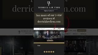 Client Reviews  Month of October 2024  Derrick Law Firm Injury Lawyers [upl. by Pansie]