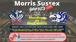 Live West Morris Vs Mendham Wrestling [upl. by Aylsworth]