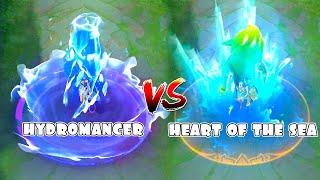 Kadita Heart of the Sea VS Hydromancer Skin Comparison [upl. by Soloma]