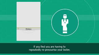 How to repressurise your ecoTEC exclusive boiler  Vaillant [upl. by Silliw]